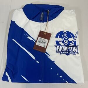 Hampton University Pirates Mitchell & Ness Paintbrush Windbreaker